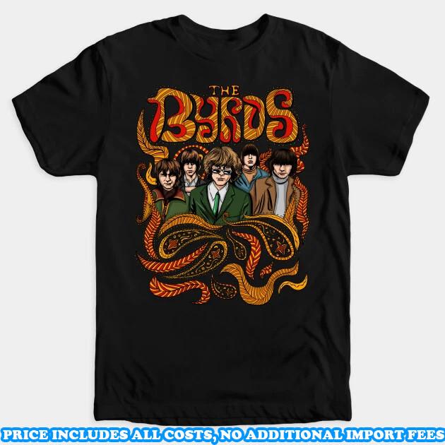 THE BYRDS Band Member Photo T-shirt S to 5XL PA180 FREE SHIPPING XXL