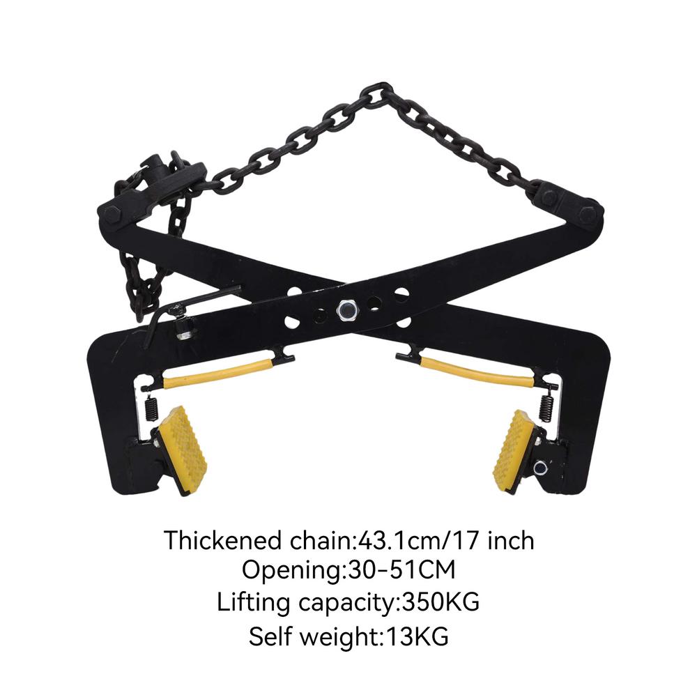 

Зажим для подъема плит, регулируемый подъемный инструмент из легированной стали, зажимы для переноски древесины, подъемные инструменты для бетонных блоков, погрузочно-разгрузочные инструменты чёрный
