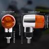 Ygmylandbb Motorcycle Turn Signal, 12 V, Cylindrical Turn Signal, Direction Signal, Signal Light, Position
