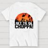 Get To The Chopper Unisex 100% Cotton Summer Casual Cool Loose T-Shirt