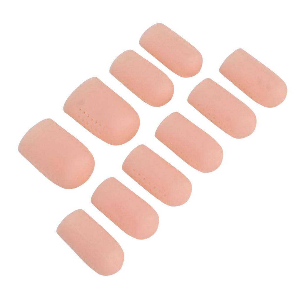 10pcs Finger Toe Cap Silicone Breathable Finger Toe Protector for Calluses