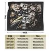Warm Soft BlanketBoy Girl Travel Silent Hill Throw Blanket Horror Flannel Bedspread For Couch Bed Street Trend Sofa Bed Cover