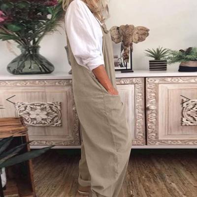 Salopette grande taille pour femme, salopette ample décontractée, barboteuse Baggy, combinaison