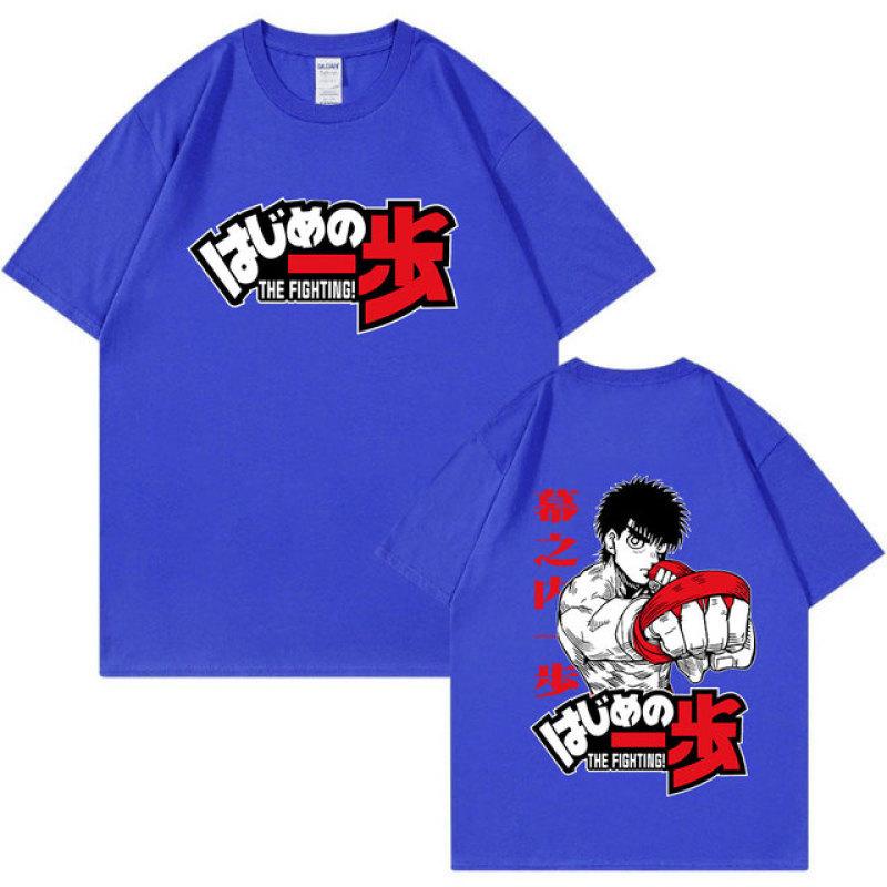 Tricou Anime Hajime No Ippo Kamogawa Box pentru gimnastică Manga Makunouchi Takamura Fighting KGB Print T-shirt cu mânecă scurtă