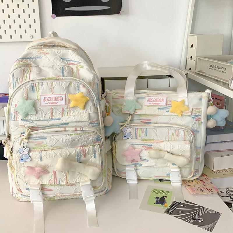 Schoolbags  Primary School Students Children  Girls  Junior High School Students  Two Piece Backpacks