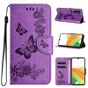 For Samsung Galaxy A55 5G Case Butterflies Flower Leather Wallet Flip Phone Cover