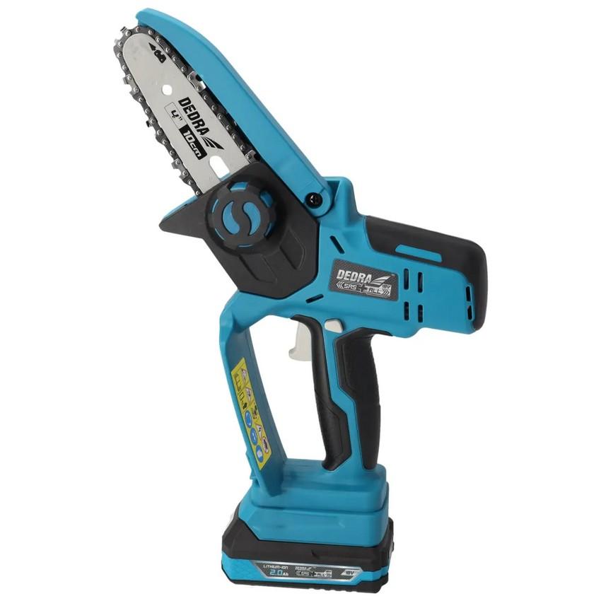 Battery Chain Saw 10Cm 1*2.0Ah Sas+All - Ded7031
