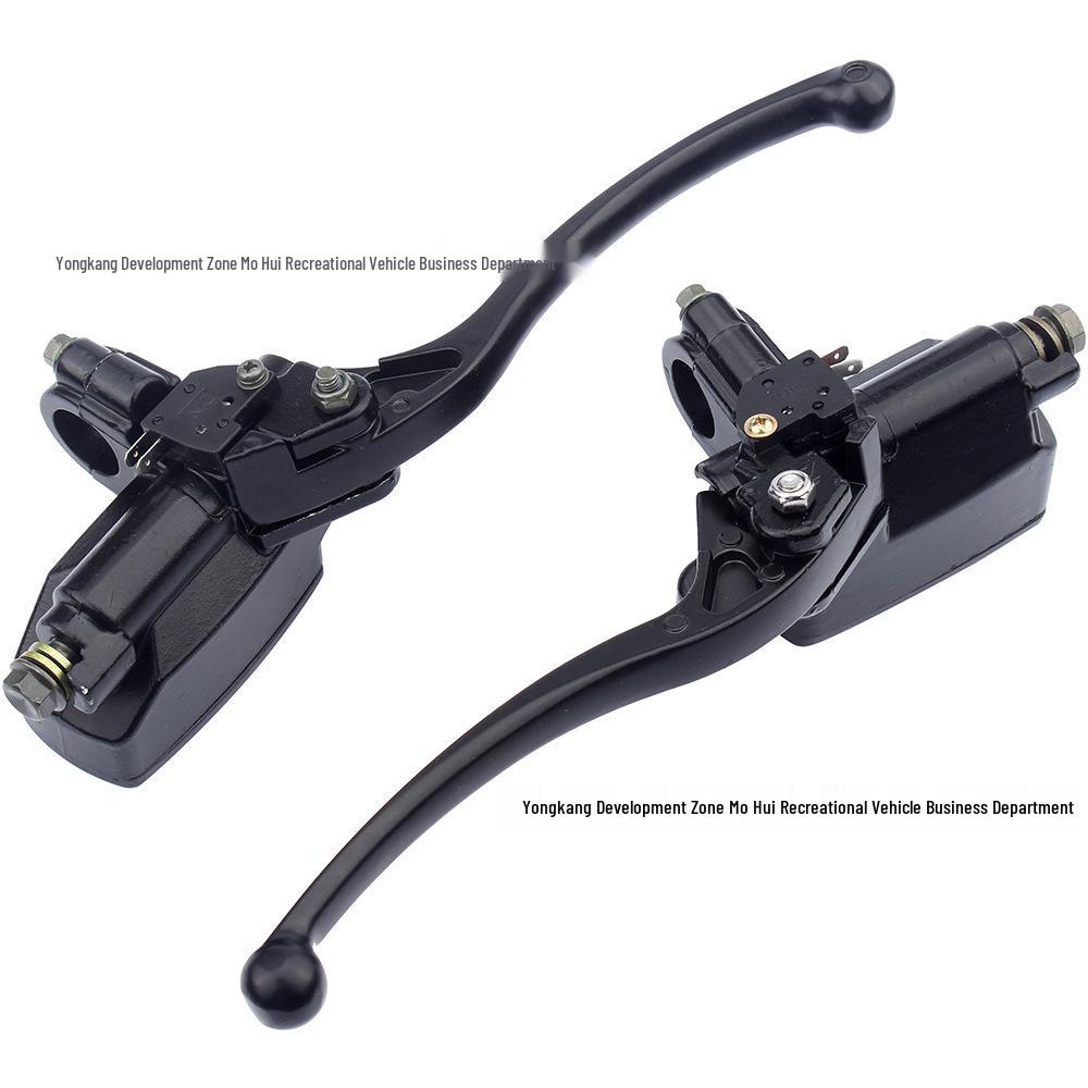 Set Cilindru Principal Frână Hidraulică 22MM și Manetă Ambreiaj pentru Motocicletă Off-road/ATV, include Furtun Ulei 1.2M.