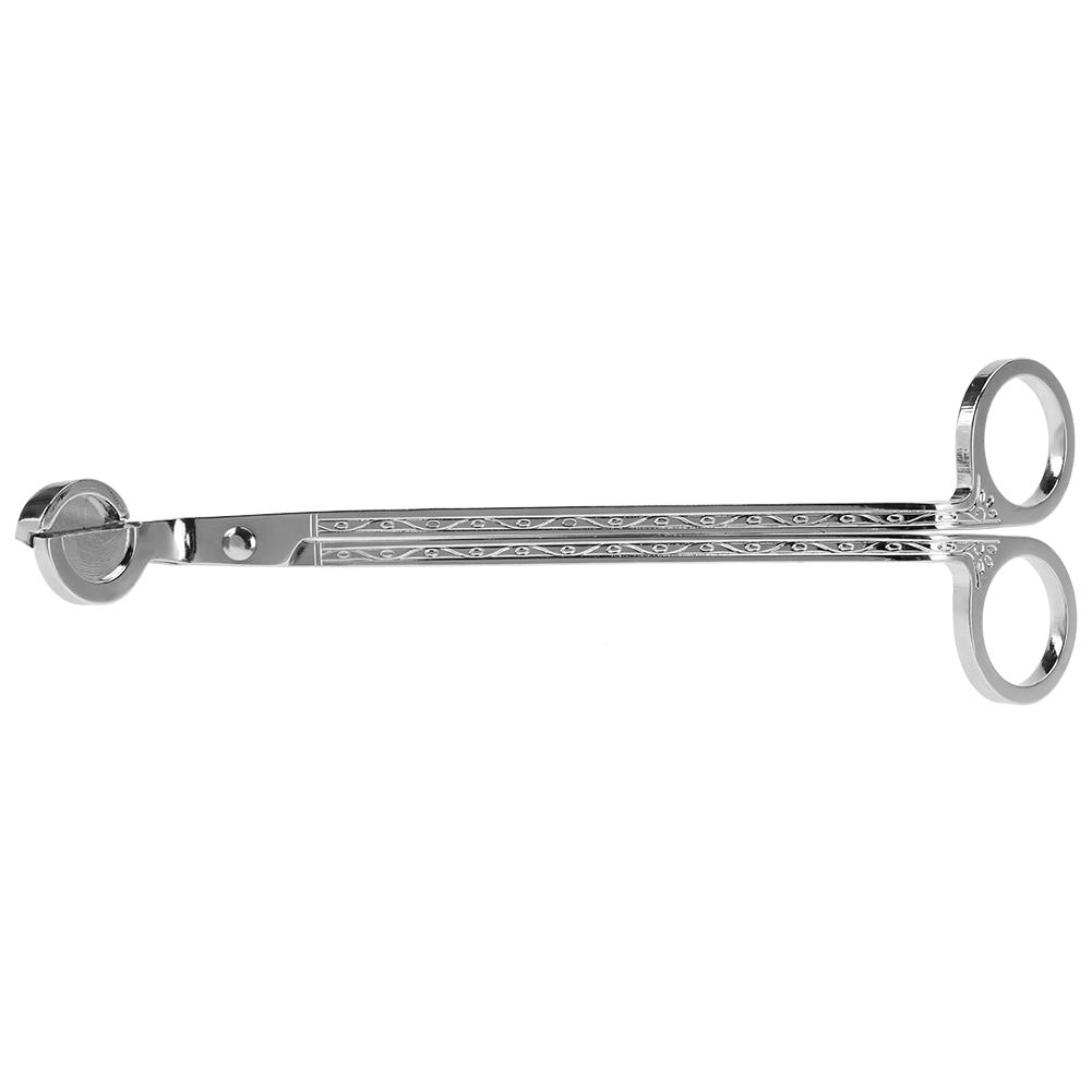 Fashion Plating Stainless Steel Candle Heart Clip Wick Trimmer Scissors Tool(black)