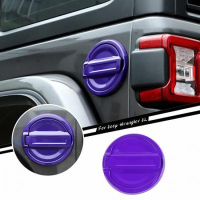 Door Fuel Filler Gas Cap Tank Cover Trim for 2018+ Jeep Wrangler JL JLU Purple