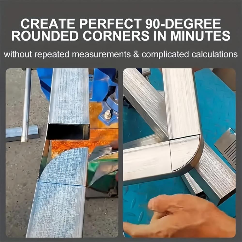 High Precision Steel Folding Ruler With 90° Adjustment,Dual-use Marking & Engraving Waterproof Tool For Decoration,Garden Renovation Farm Construction