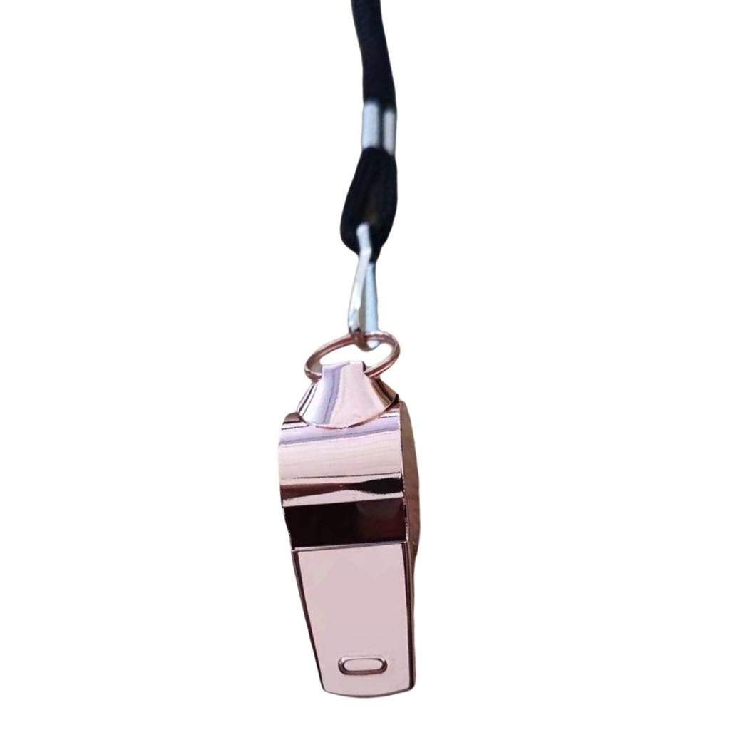 Sportpfeife Basketball Sporttraining Schiedsrichterpfeife Camping Überleben Notfall Lebensrettungspfeife mit langem Schlüsselband