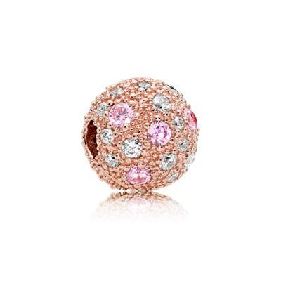 Sparkling Disc Double Charm 18K Gold Plated Plated Charm Bead Charms for Authentic Charm Bead Charms Bracelets Trinket copper Charm Bead for Women Jew