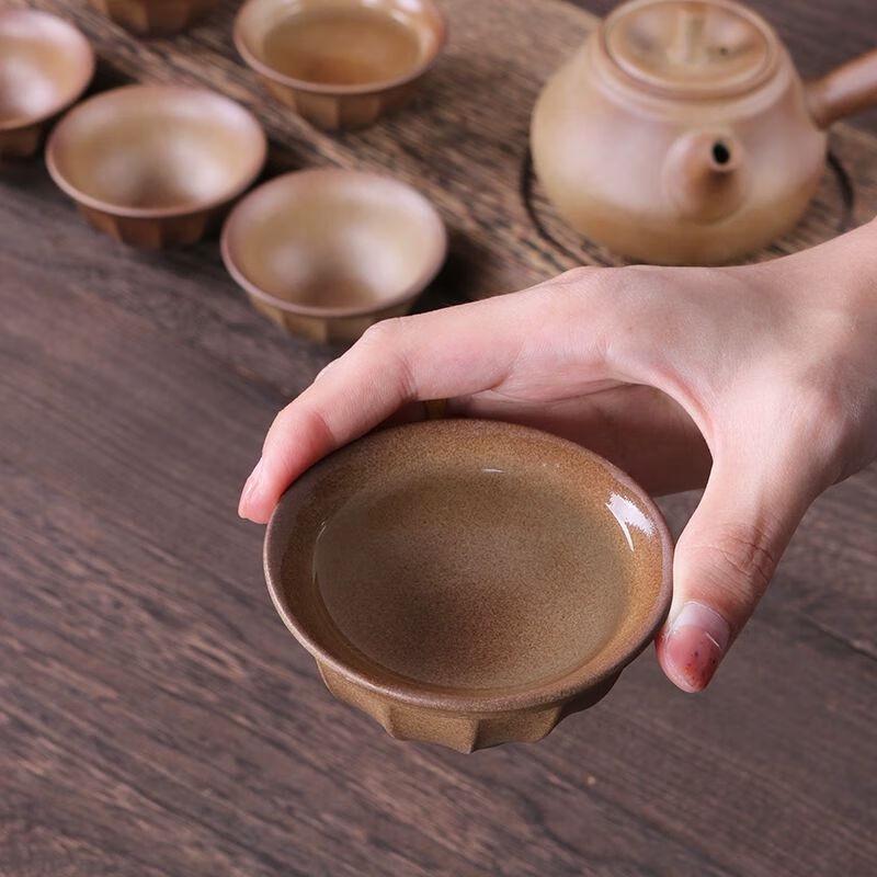 

Jiakangming Rough Pottery Gongfu Teapot Set