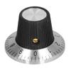 50Pcs Potentiometer Dial Knob Plastic Control Knobs Caps Replacement with 6mm Shaft BEMC1