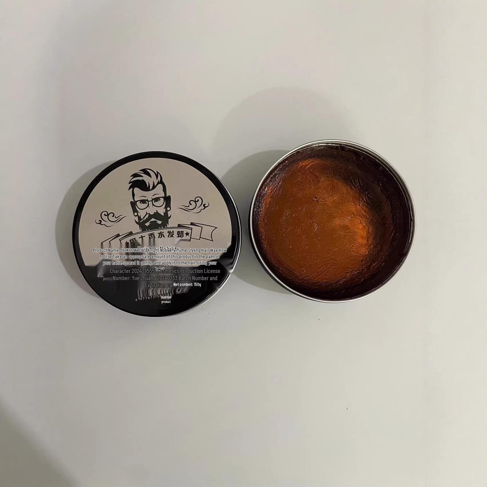 Men s Long-Lasting Hair Wax Gel - Natural, Fluffy, Extra Strong, Moisturizing Setting Clay