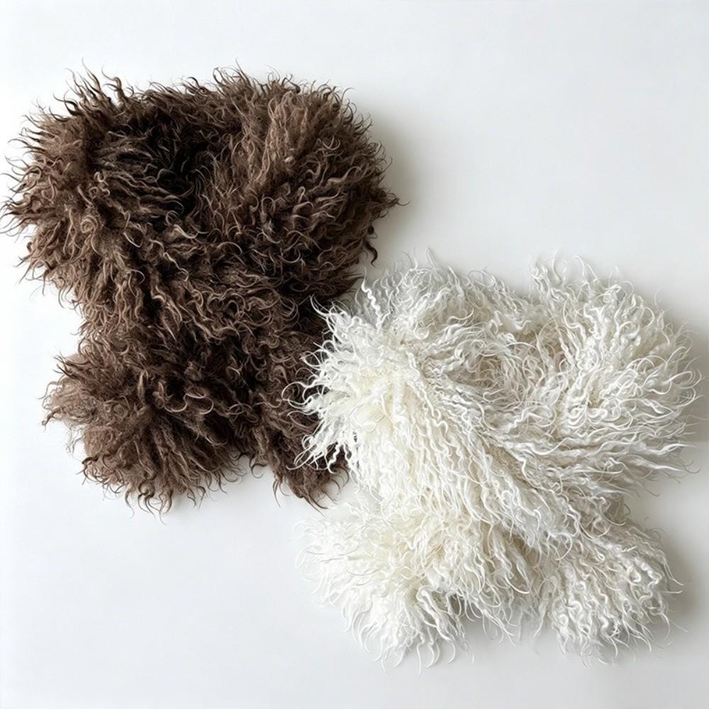 Solid Color Women's Scarf Thicken Winter Scarf Soft Imitation Wool Scarf Winter