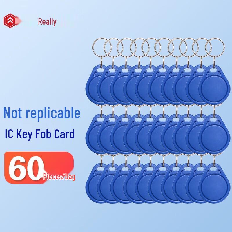 Realand ICK60 M1 Fudan IC Keychain Access Cards - 60 Pack