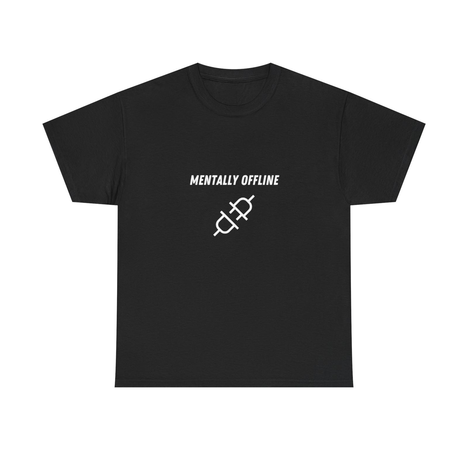Mentally Offline Tee | Plug Icon Graphic T-Shirt S разноцветный