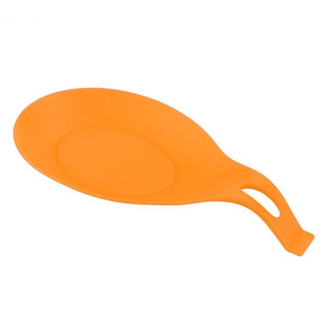 Coaster Silicone Spoon Insulation Resistant Tray Spoon Pad Drinking Glass Heat Resistant Silicone Spoon Insulation Mat