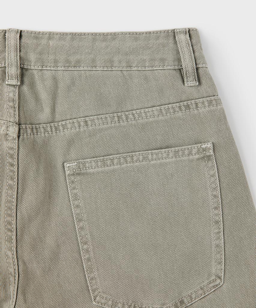 PANICALE Gray Straight Fit Denim Pants
