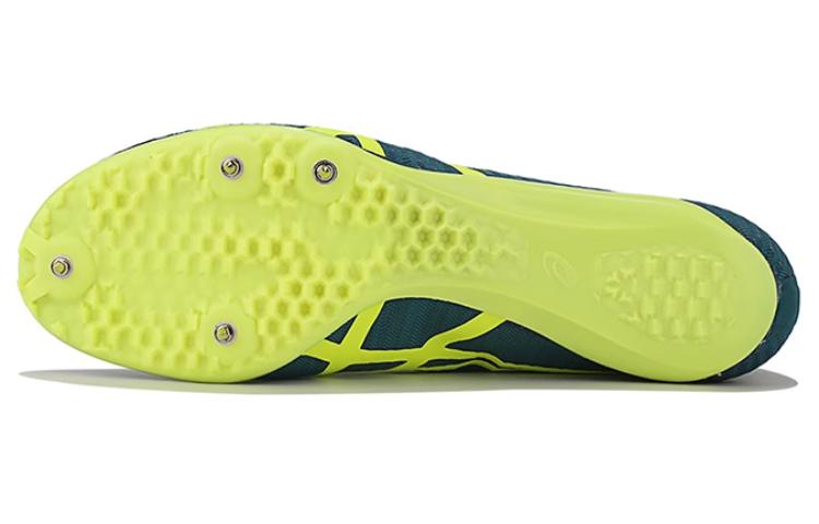 Asics SonicSprint Elite2 Cushioning, Wear Resistant Low Top Running Shoes Unisex Green Yellow 1093A031-300