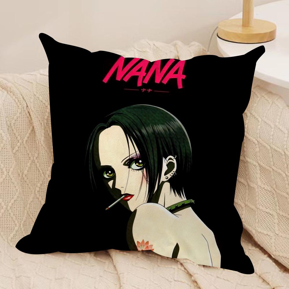 Arrival N-Nana Anime Cushion Cover Soft Plush Double-Sided Printed Sofa Pillow Cushion Cover | Cozy All-Season Decor Gift