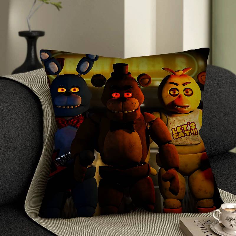 Fnaf Five-nights-At-Freddys Decorative Room Aesthetics Pillow Case Home Decor Bedroom Sofa Bed Couch Pillow Cover 45x45