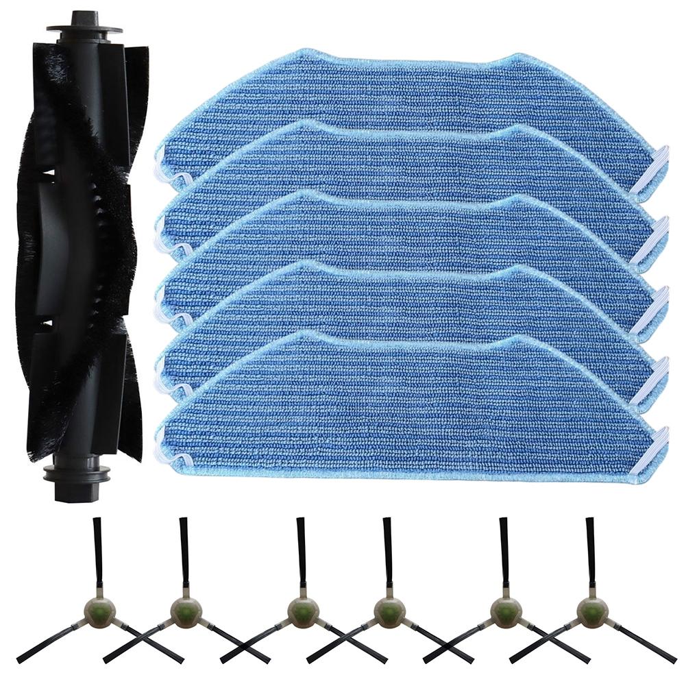 12-Piece Main And Side Brush Filter Mop Kit For Lefant M1/M2/M2 Pro/M2S/M2S Pro/M2 Plus/U180 OKP/K8 Vacuum Cleaners