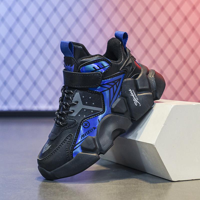 

Children s fleece cotton shoes 2025 winter models fleece thickened boys large cotton sports shoes trend boys cotton shoes 39/inner length 25.0cm