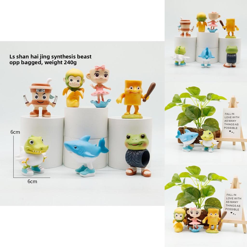 Italiana brainrot Pvc Model Ornament For Office Desk Decor And Gift Giving