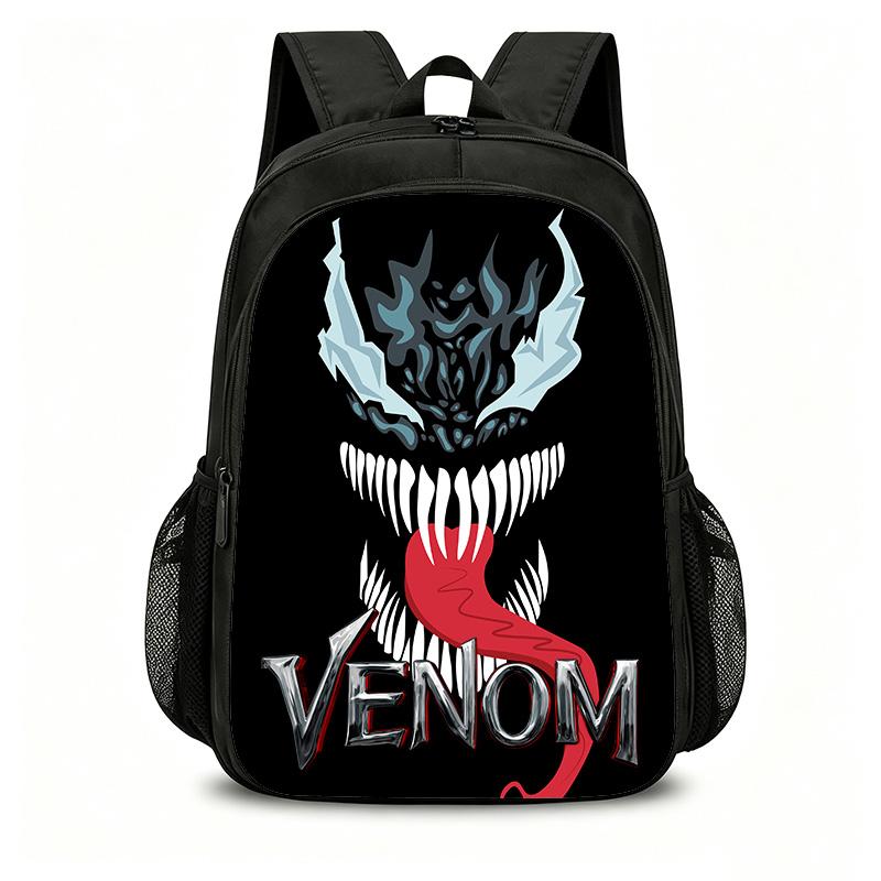 Venom School Double Layered Backpack Fashion Schoolbag Backpack Kids Gift Practical Multifunctional
