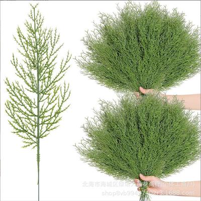 Artificial Pine Branches, Fake Green Plants Pine Leaf Picks Diy Wreaths Crafts Christmas Decorative Flowers