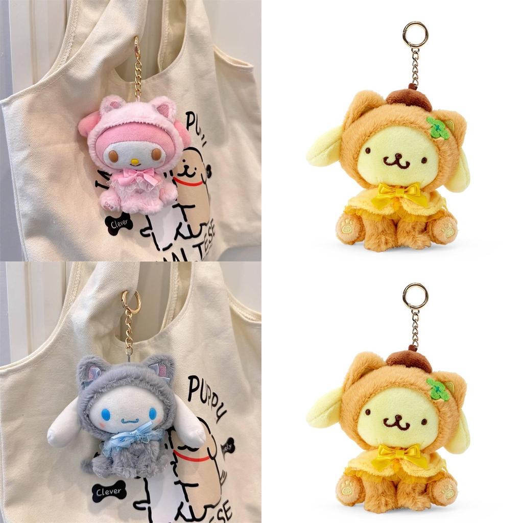 Carino Kurumi Meledy Pachanga Cane Gatto Peluche Ciondolo Decorazione Cartone Animato 10cm Appeso Bambola 20cm