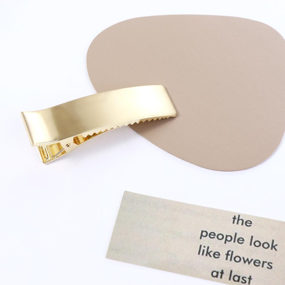 Clip Hair Barrettes Hair Accessories Korean Style Hairpin Women Hairpin Metal Wire Drawing Hairpin