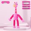 Luminous Giraffe Suction Cup Telescopic Tube - Educational & Decompression Toy for Children