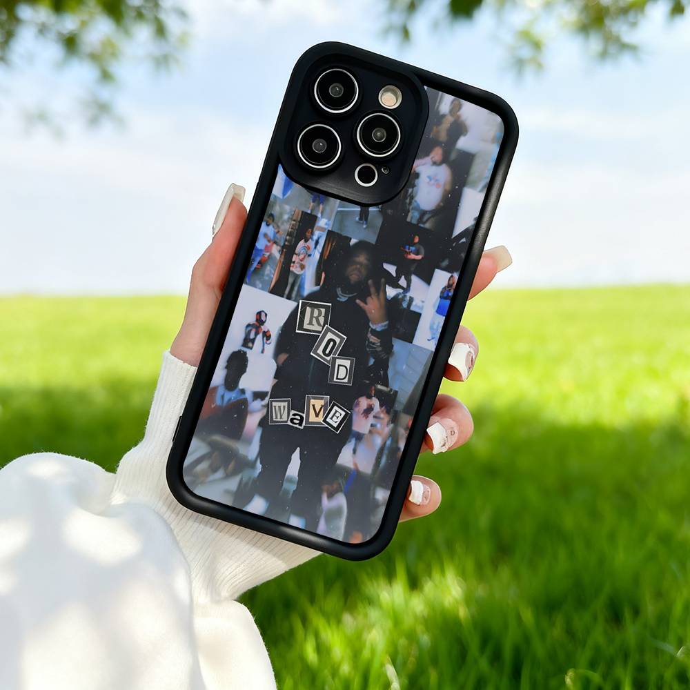 

Rod W-Wave S-Singer Phone Case For IPhone 11 13 14 12 15 17 16 Pro Max Mini 2025 2026 Black Soft Matte Cover iPhone 17 Promax
