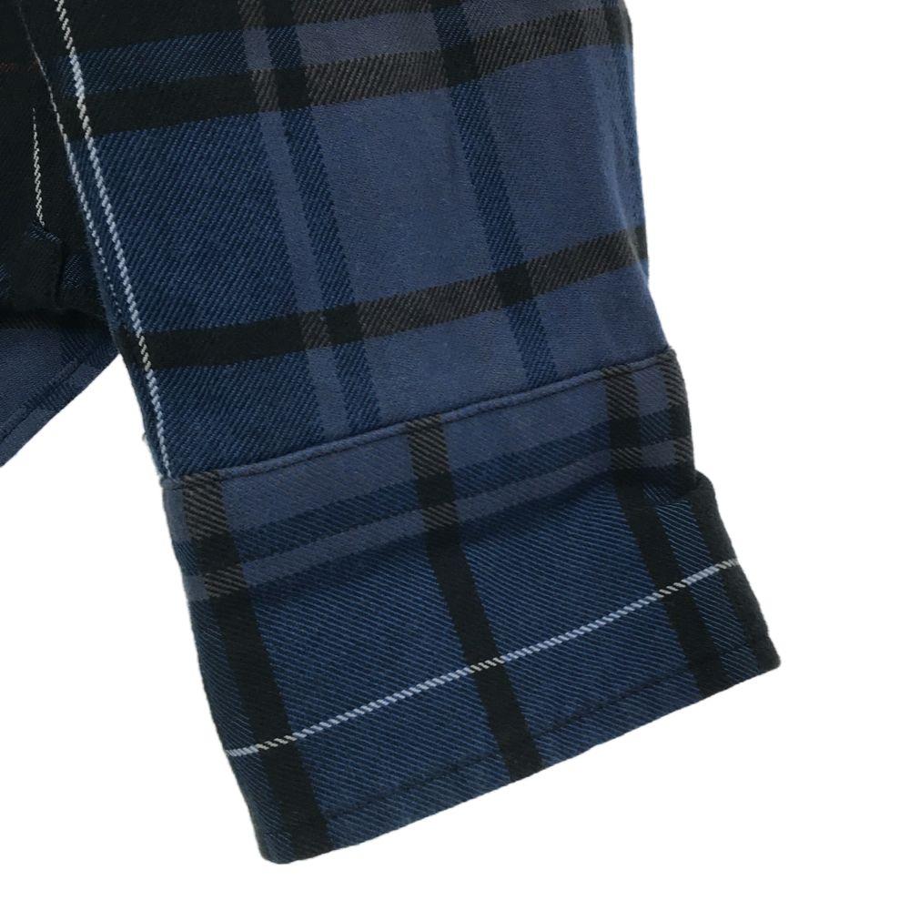 MofM made in Japan Long sleeve Check shirt 2 Navy system Men's Used