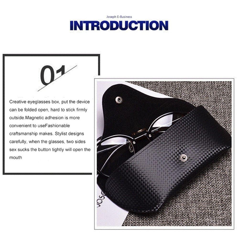 PU Leather Sunglasses Case Spectacle Case Myopia Frame Protector Glasses Bag  Eyewear Accessories