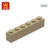 Non-Toxic 42 Pcs/Lot 3009 1X6 Dots High Basic Building Blocks Accessories Compatible With Bricks Diy Children Toys Assembly Gift Box