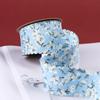 Trend Ancient Chinese Style Printed Edge Ribbon butterfly Clip Hairpin Raw Material DIY Hair Accessories Gift Wrap Band