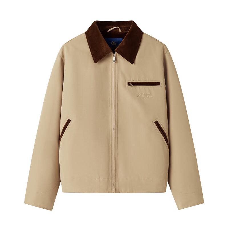 Navigare Men's Contrast Collar Cotton Jacket