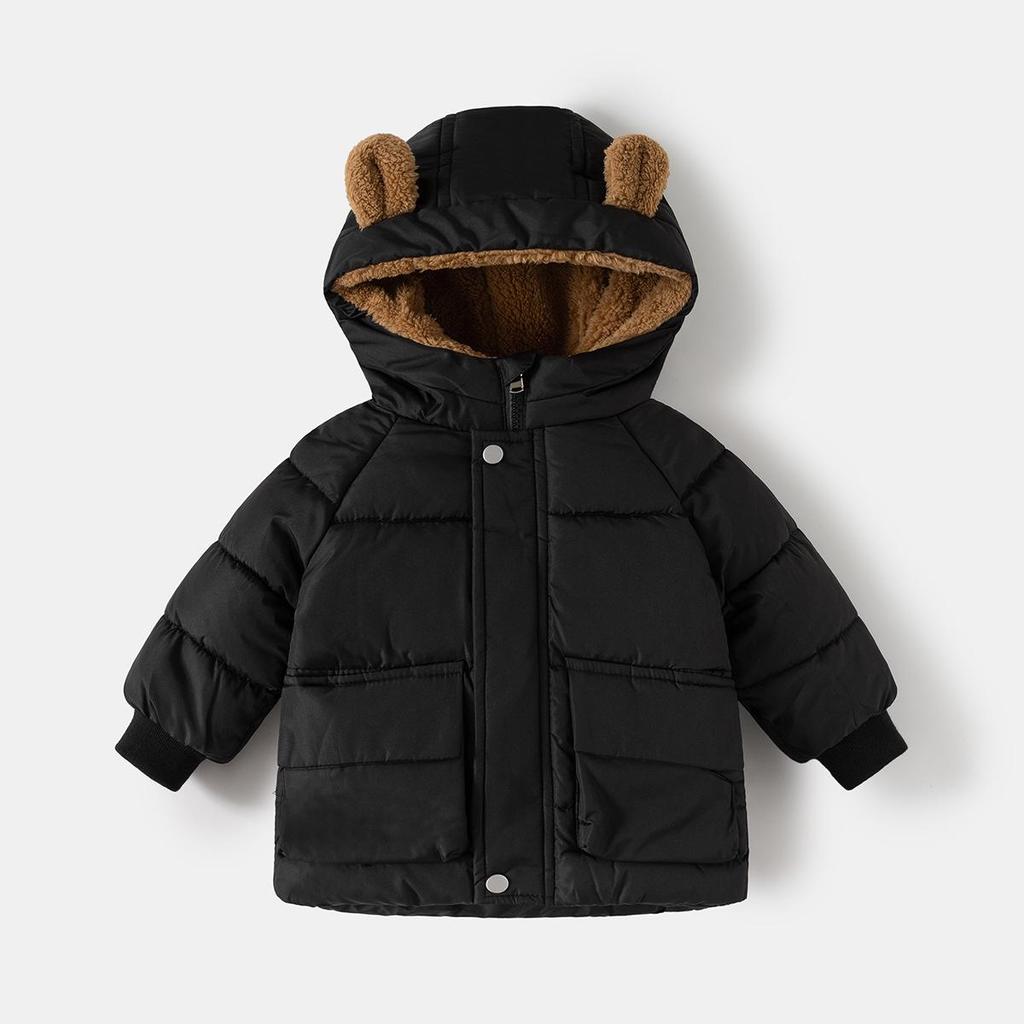 Stilvolle Koreanische Baumwolljacke für Kinder - Unisex Verdickte Herbst/Winterjacke 2025