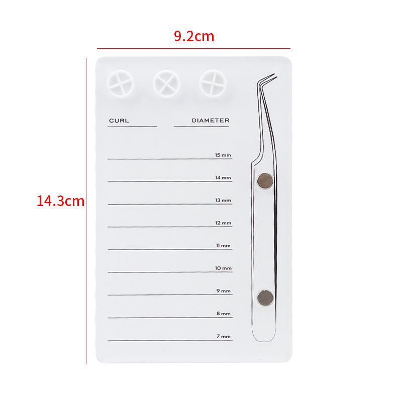 makeup tools Acrylic Eyelash Holder Magnetic Suction Scale Plate False Lashes Tray Display Board Eyelash Extensions Supplies