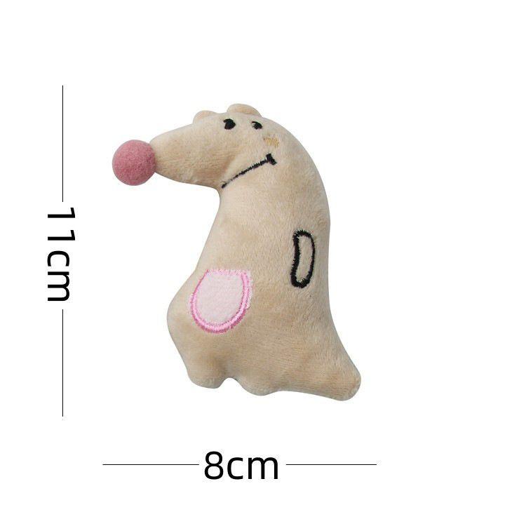 1PC Plush Cat Toy Catnip Cute Funny Chew Cat Playthings Cartoon Interactive Kitten Mini Teeth Grinding Thumb Pet Dog Chewing Toy