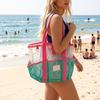 1/2pc Large Capacity Mesh Storage Bag with Dry and Wet Compartments, Breathable Suitable for Storage During Fitness Beach Trips