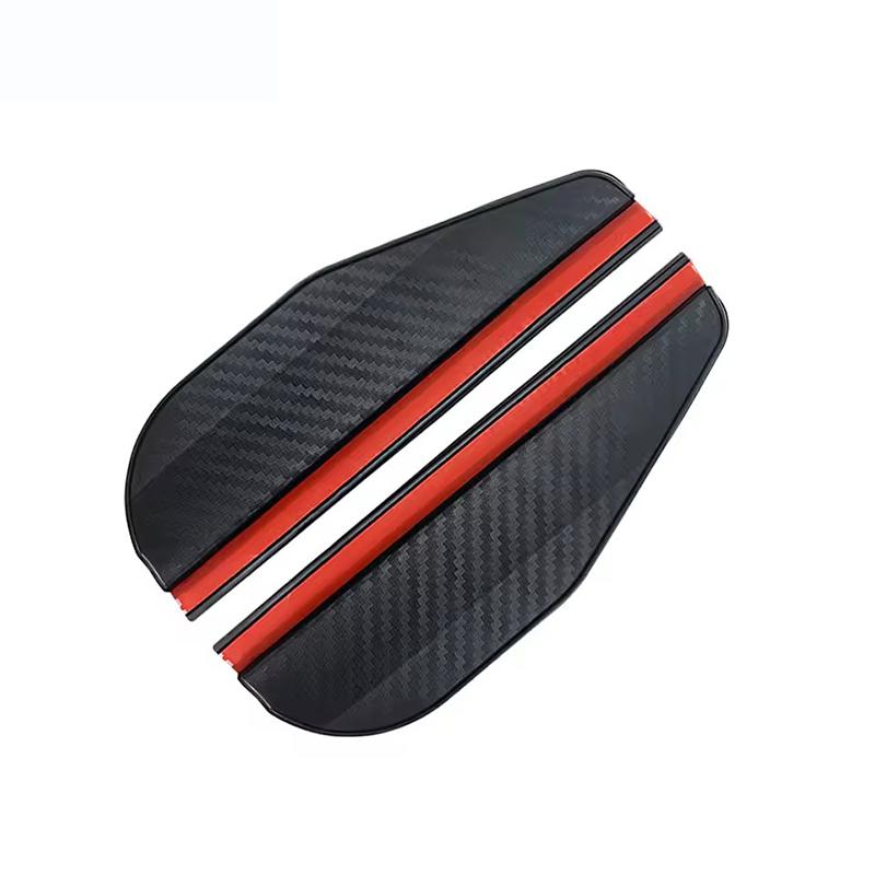 

2PCS Car Rearview Mirror Rain Eyebrow Carbon Fiber Universal Car Rain Shield Reversing Mirror Rain Cover Car Accessorie чёрный