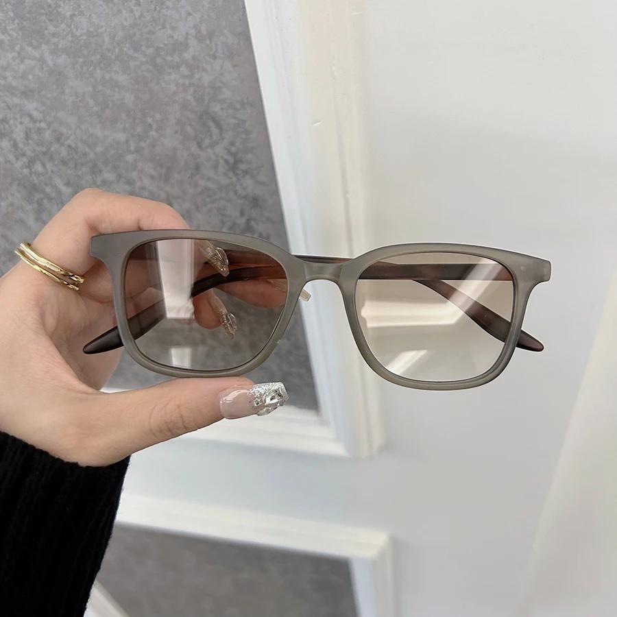 Vintage Retro Square Sunglasses Women Men Brand Style Classic Sun Eyeglasses Female Male Mirror Travel Stylish Casual Shades Oculos De Sol