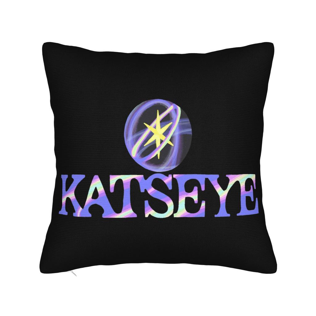 Kpop Katseye Federa per Cuscino Musicale Poliestere Copricuscino Regalo Federa per Cuscino Auto Cerniera 45*45cm