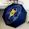Leicester City Football Club Automatic Folding Umbrella - 8-Rib Travel Umbrella with Auto Open/Close & Portable Gifts for holidays or birthdays